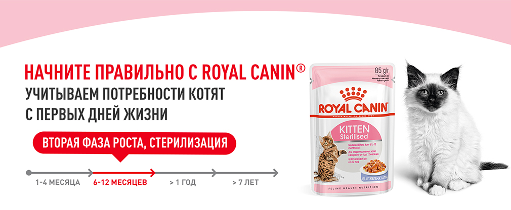 начините правильно с Royal Canin начините правильно с Royal Canin