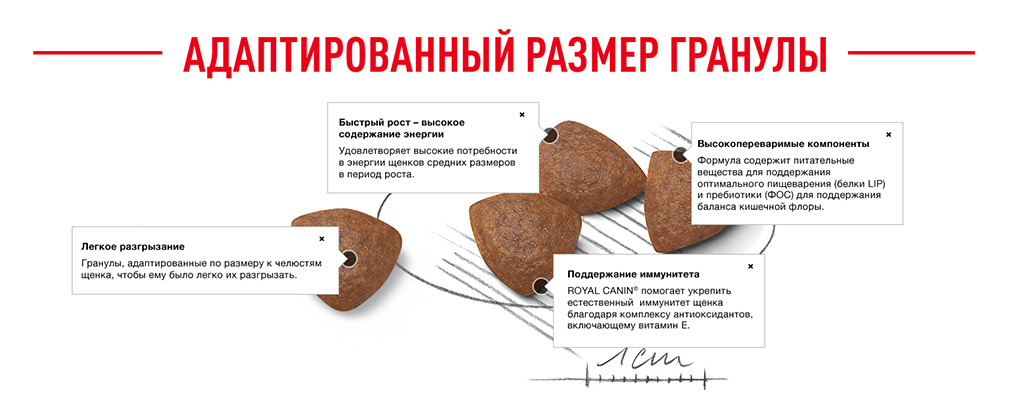 адаптированный размер гранул адаптированный размер гранул