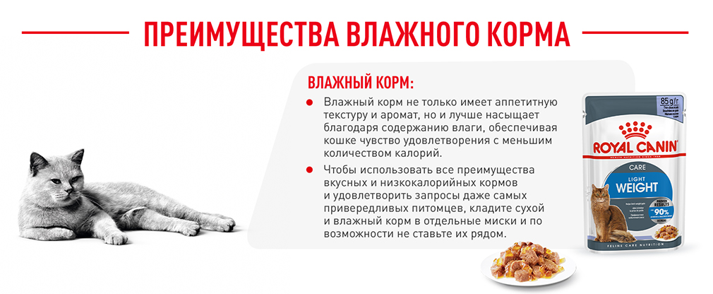 преимущества влажного корма Royal Canin преимущества влажного корма Royal Canin