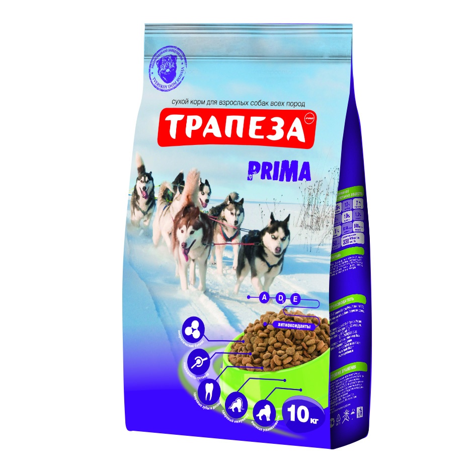 "Прима" с говядиной для активных собак