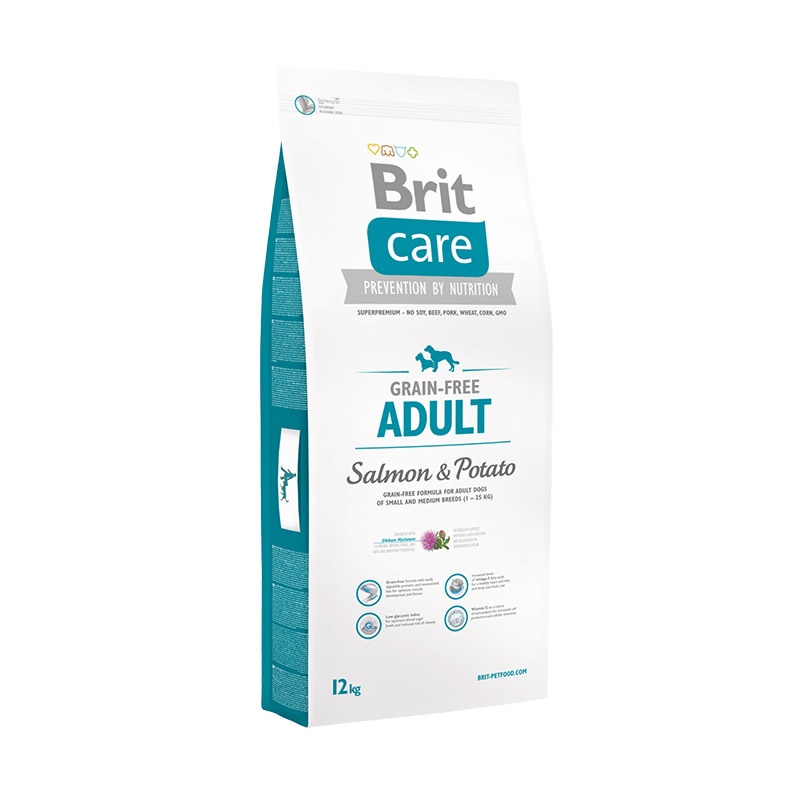 Care для взрослых собак с лососем и картофелем