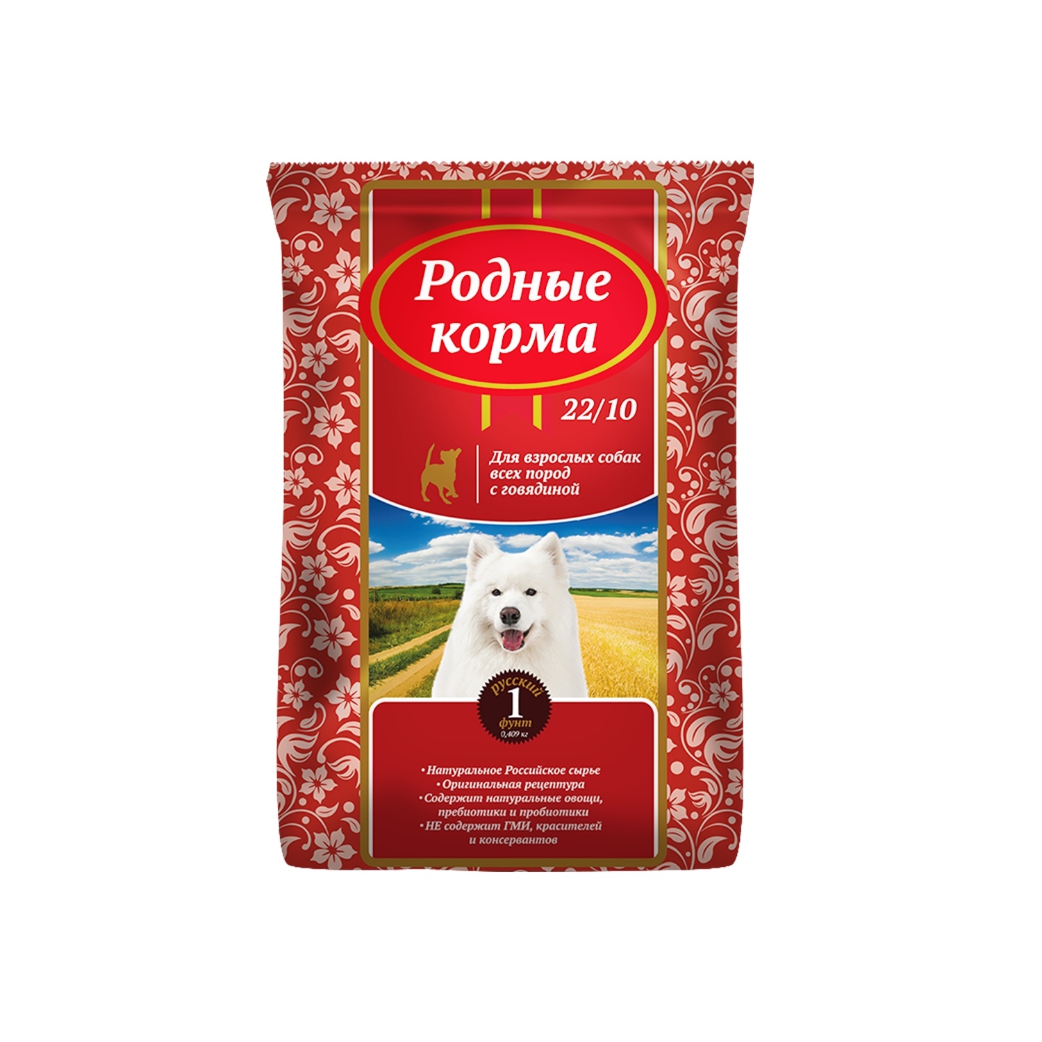 Сухой корм для взрослых собак с говядиной 68612