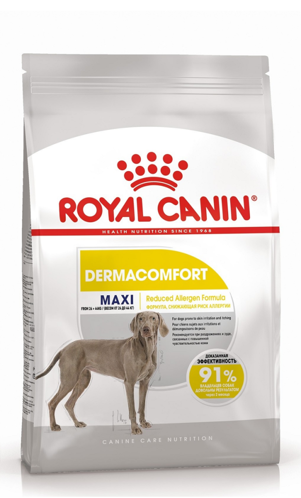 Корм Royal Canin корм для собак крупных пород, склонных к кожным раздражениям и зуду.png