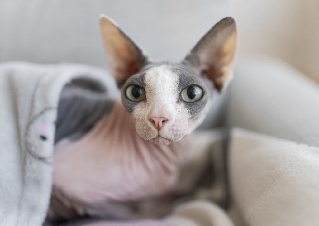 Интересные факты о лысых кошках: всё, что вы хотели знать о кошках и  котятах породы сфинкс
